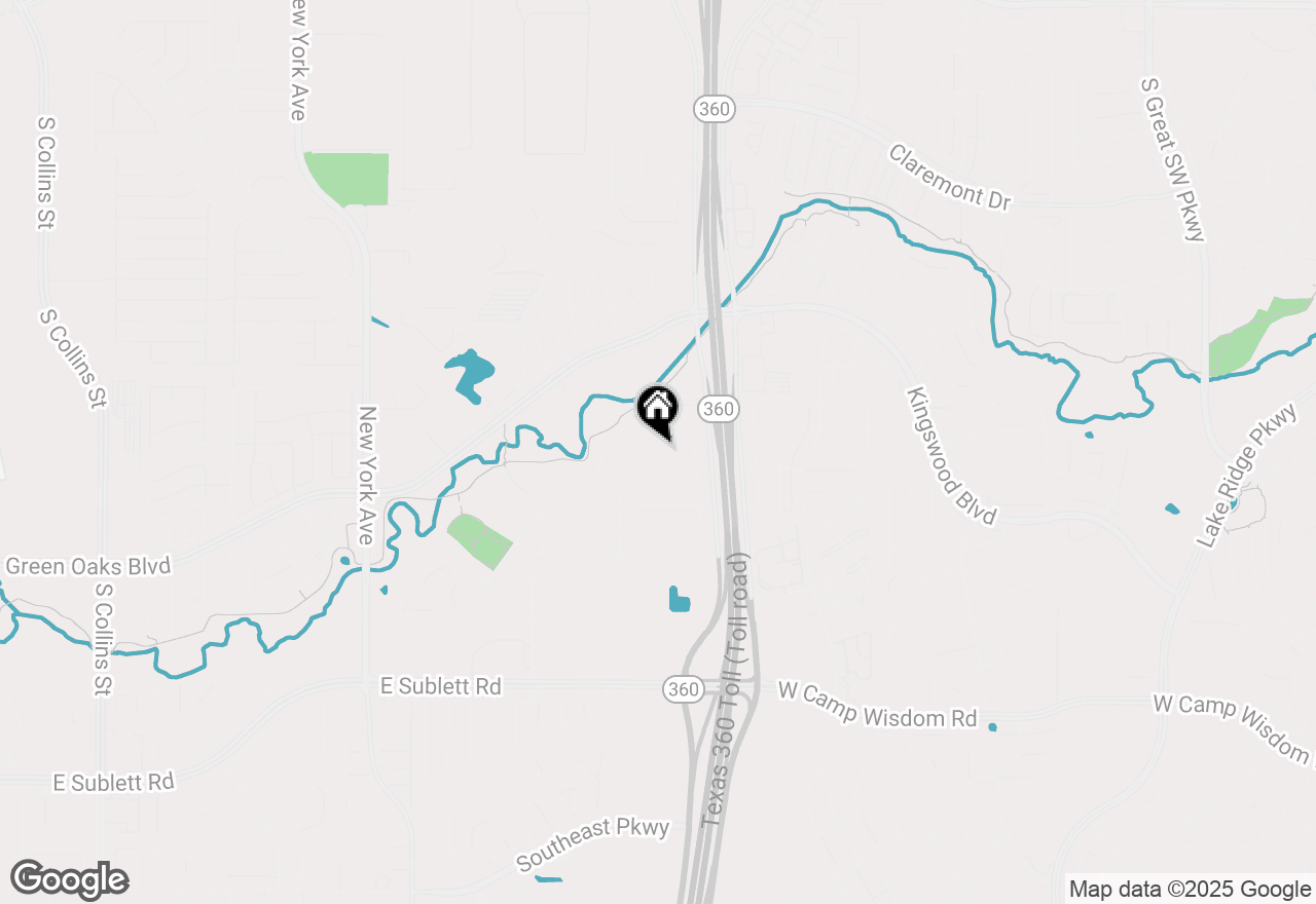 Map of 2417 Rock Haven Street, Arlington, TX 76018