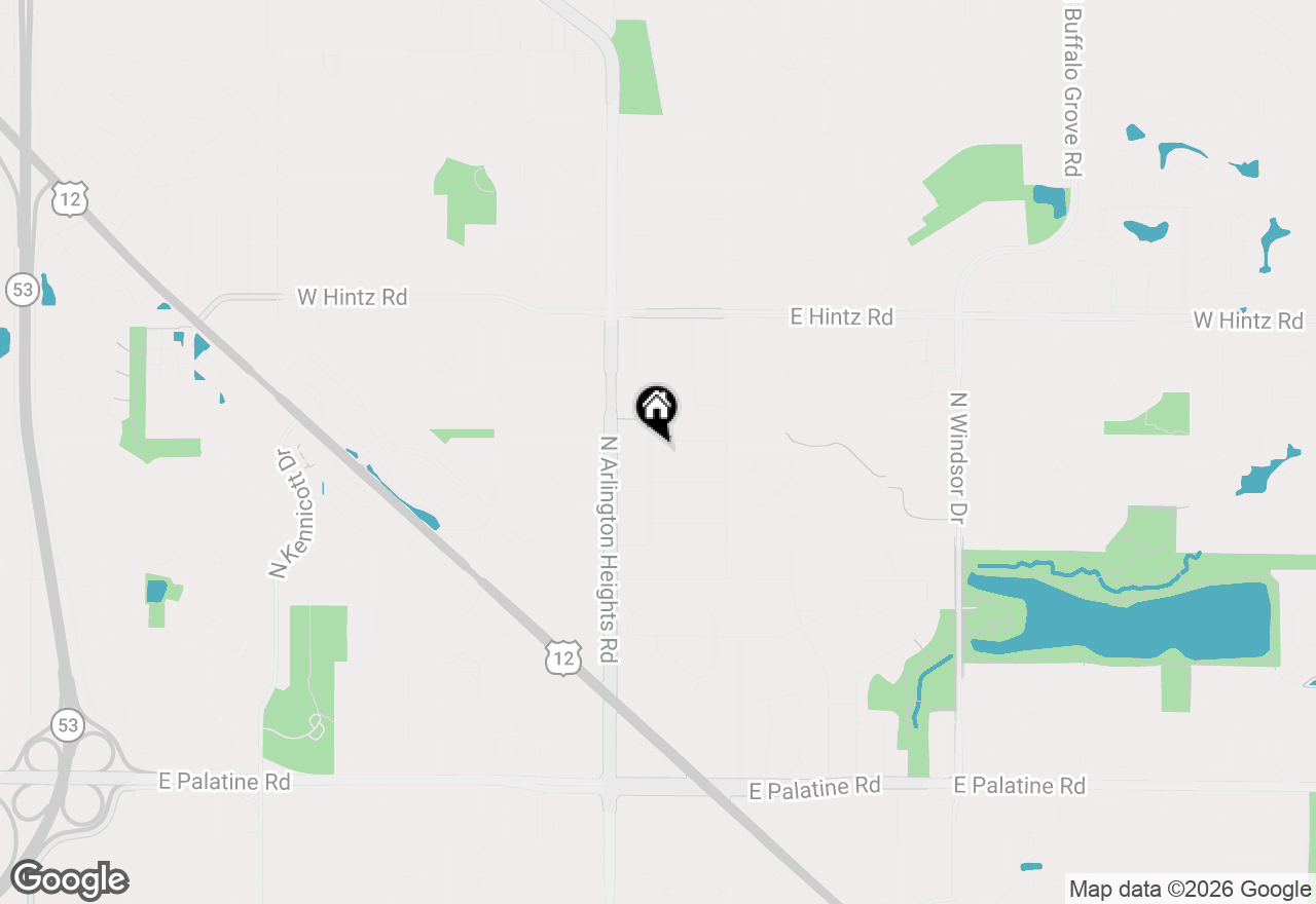 Map of 2415 N Pine Avenue, Arlington Heights, IL 60004