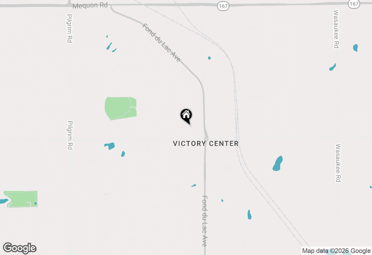 Map of W142N10472 Magnolia Dr, Germantown, WI 53022