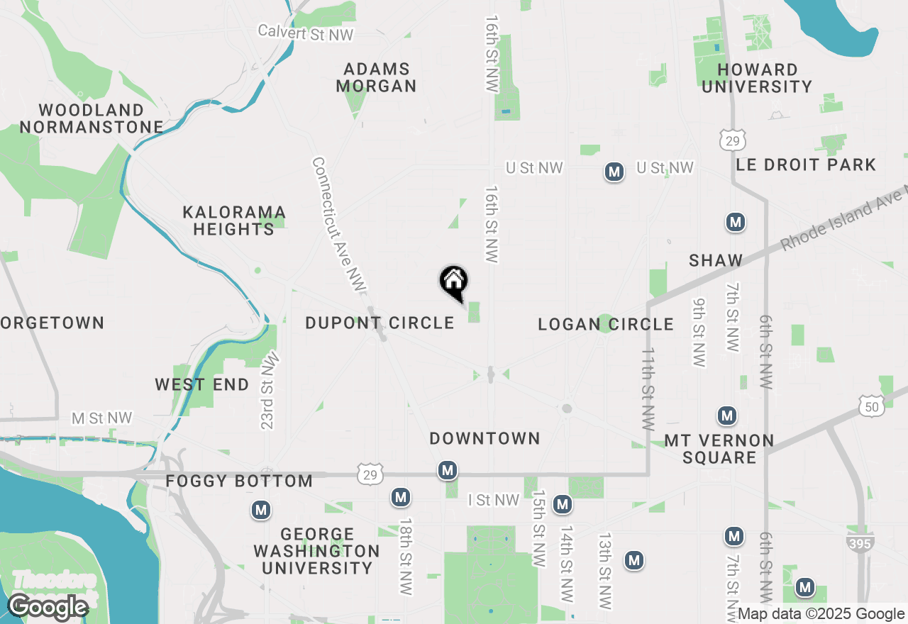 Map of 1514 17th Street Nw #B2, Washington, DC 20036