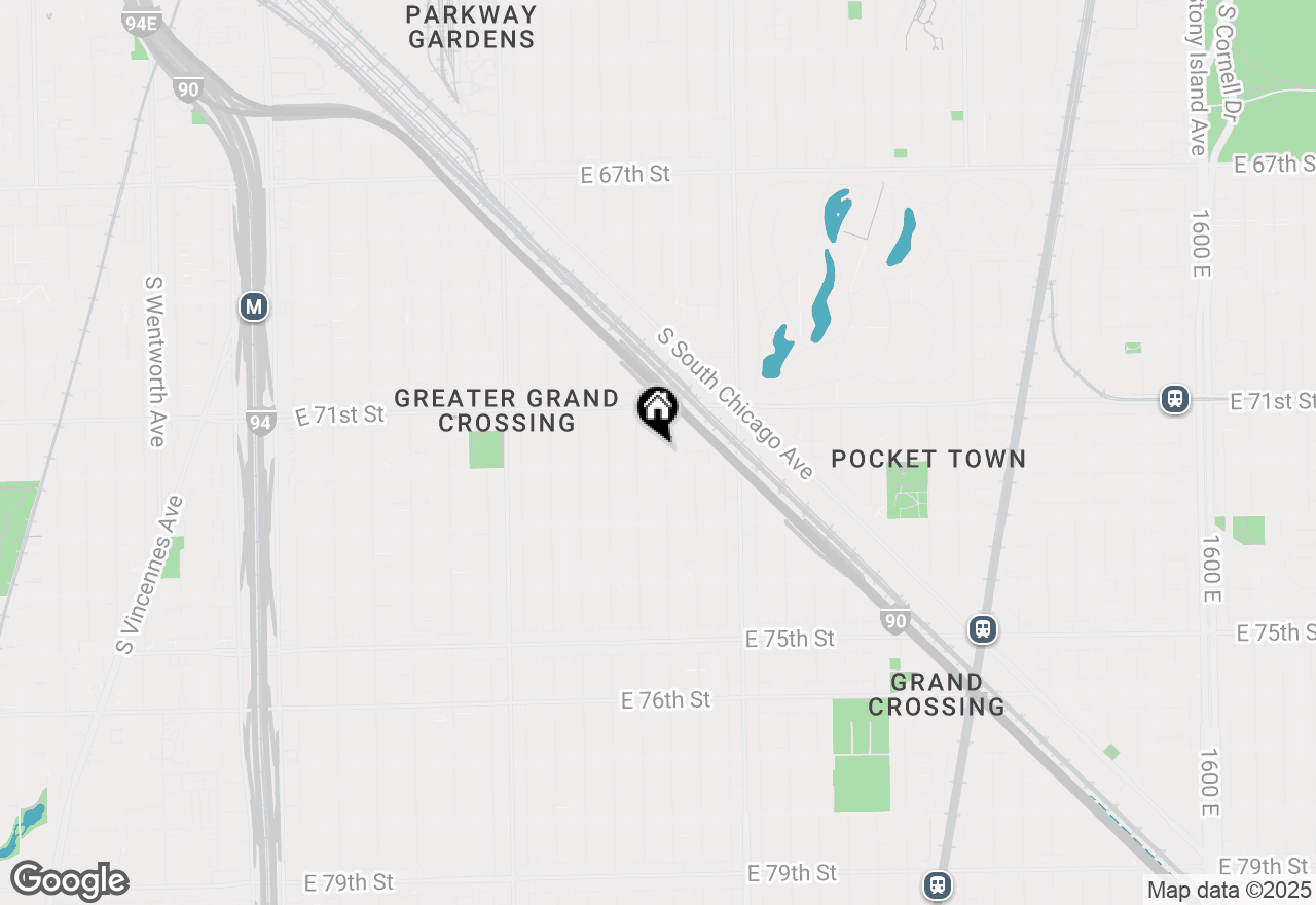 Map of 7149 S Champlain Avenue, Chicago, IL 60619