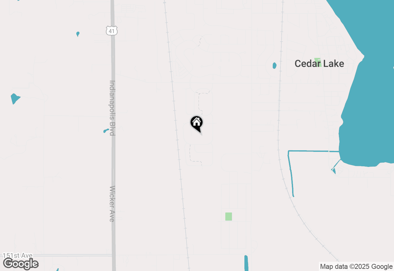 Map of 14430 Hibiscus Way, Cedar Lake, IN 46303