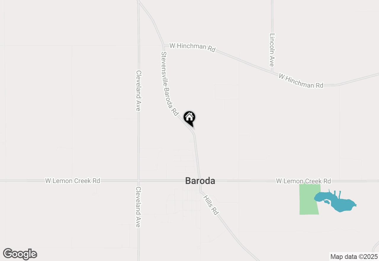Map of 8644 Stevensville Baroda Road, Baroda, MI 49101