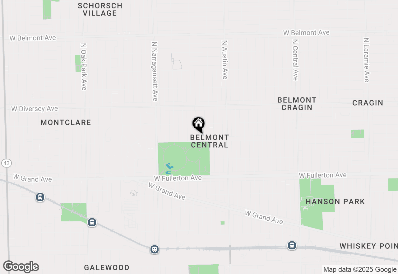 Map of 2612 N Moody Avenue, Chicago, IL 60639