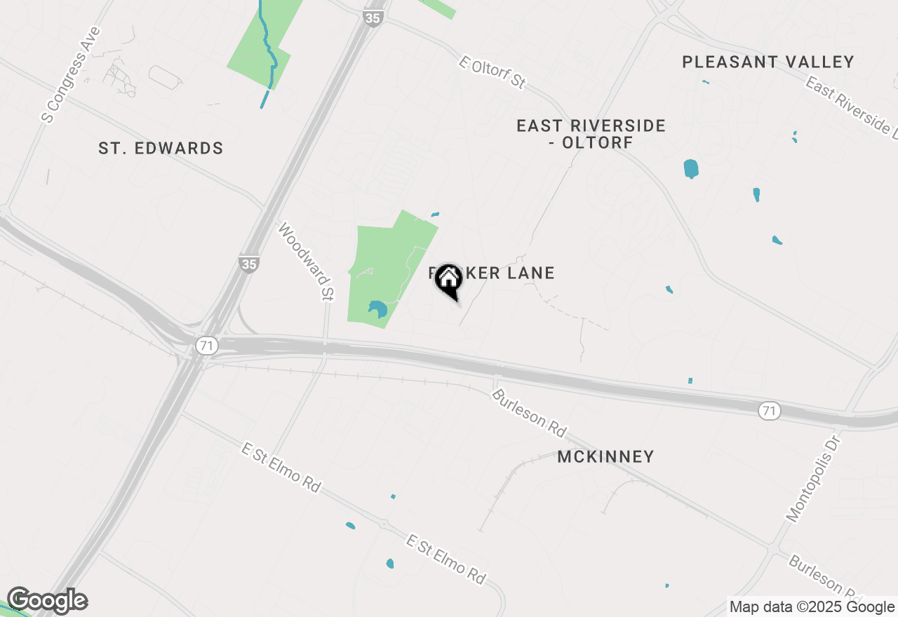 Map of 3500 Santa Monica Dr, Austin, TX 78741