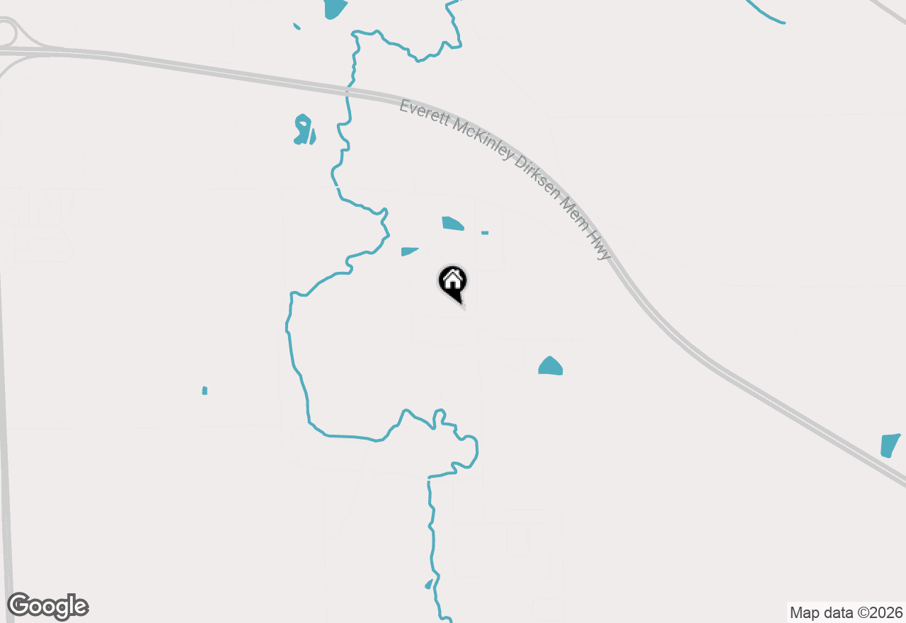 Map of 15878 Old Orchard Road, Bloomington, IL 61705