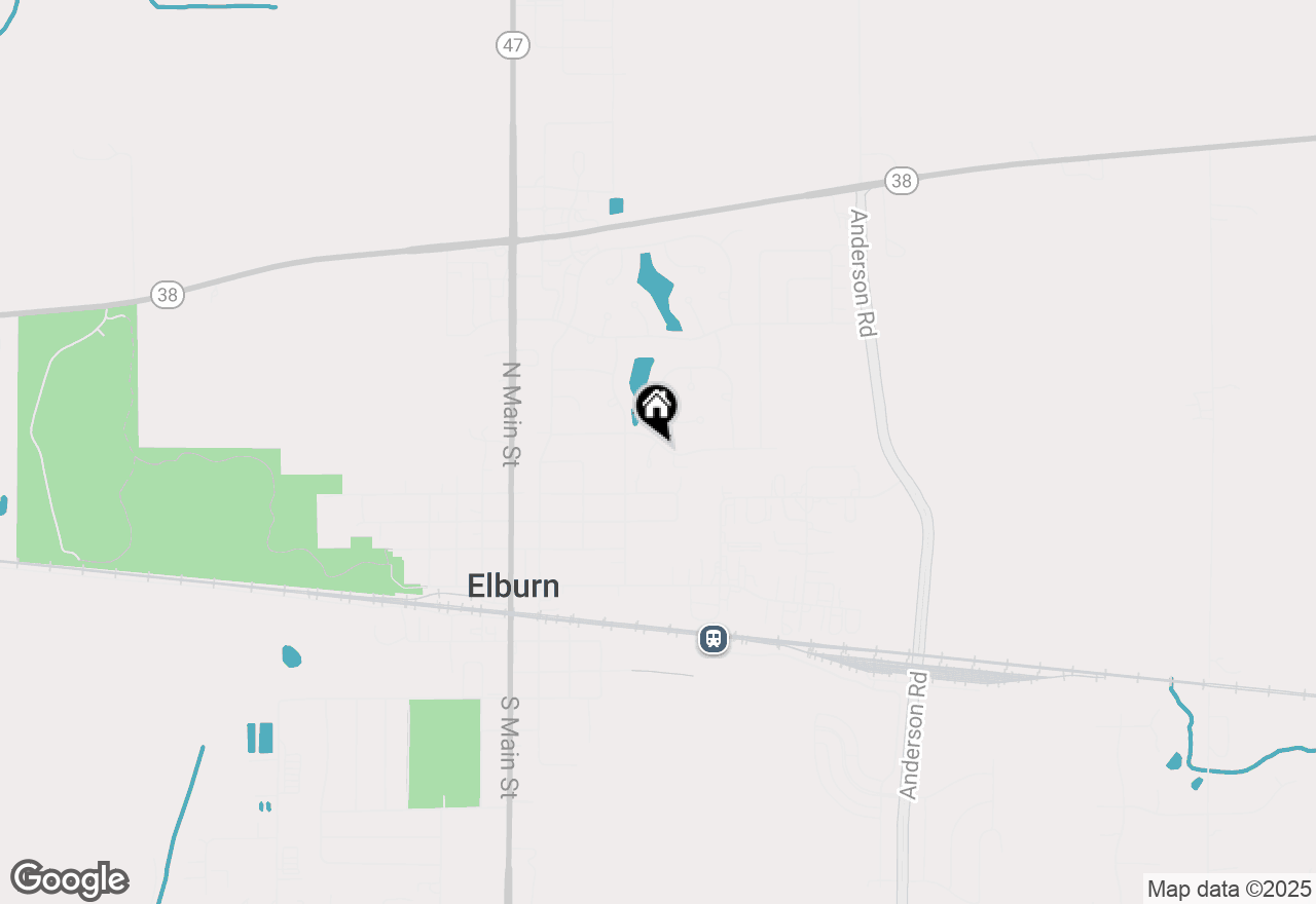 Map of 437 E Willow Street #437, Elburn, IL 60119