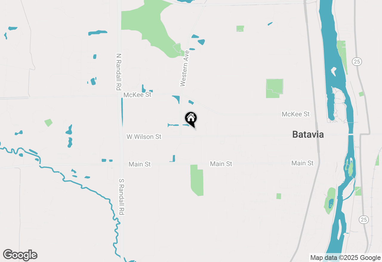 Map of 1320 Georgetown Drive, Batavia, IL 60510