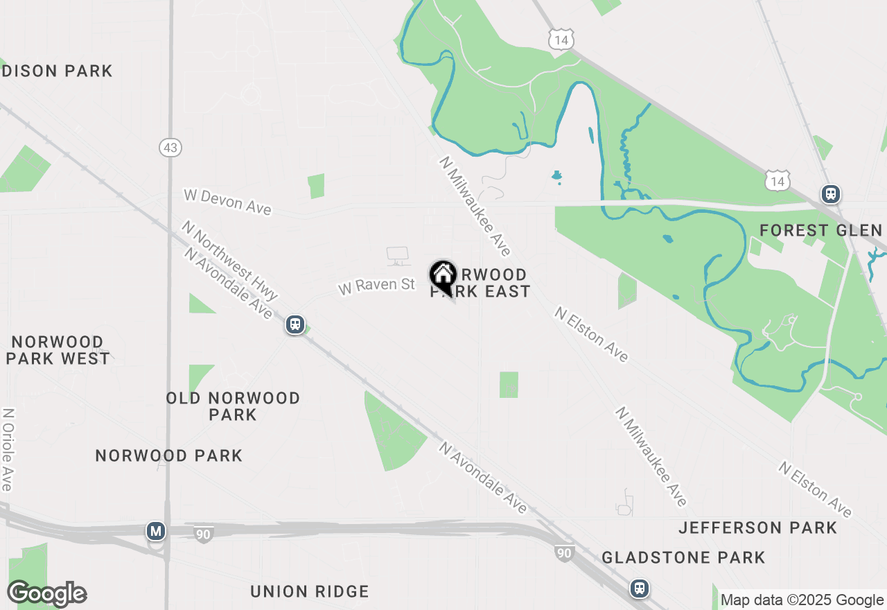 Map of 6132 N Naper Avenue, Chicago, IL 60631