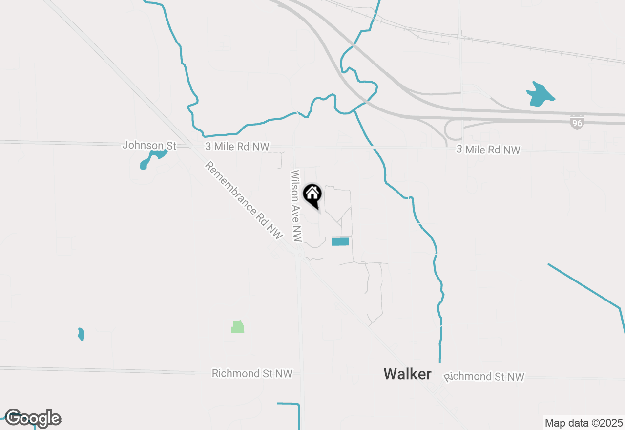 Map of 2598 Falcon Wood Drive Nw, Walker, MI 49534