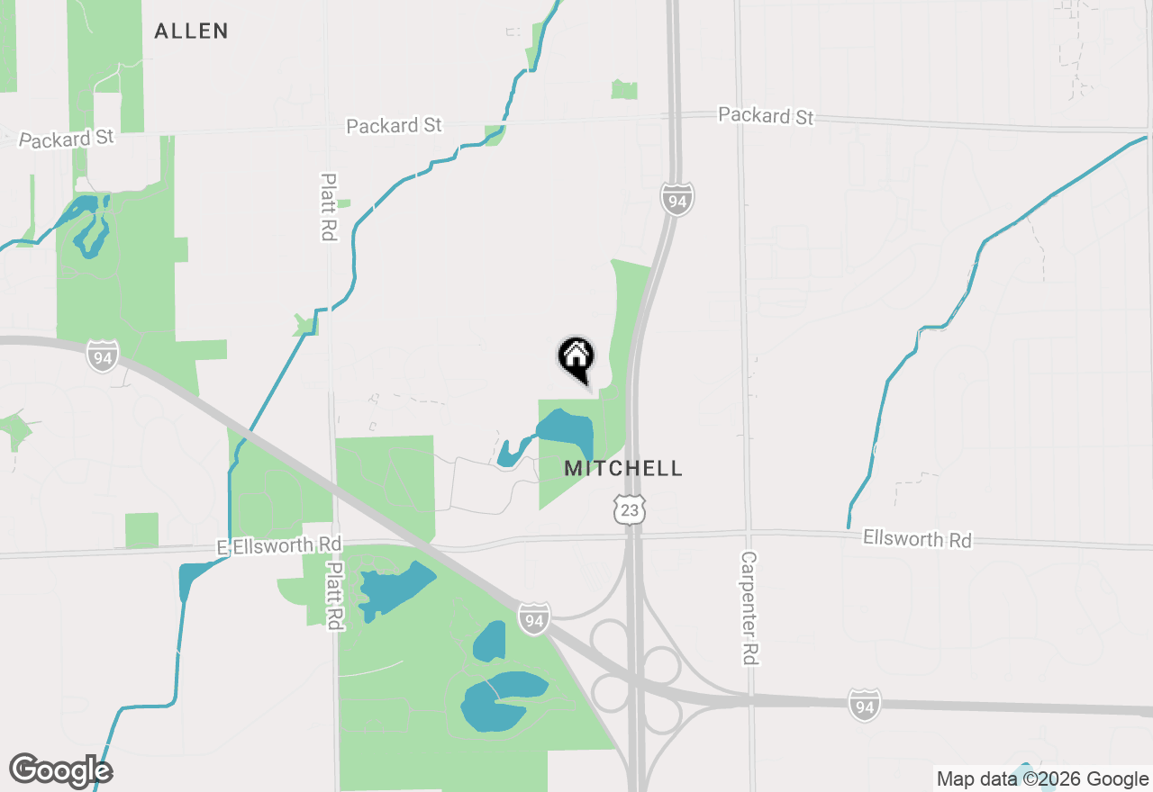 Map of 3354 Turnberry Lane, Ann Arbor, MI 48108