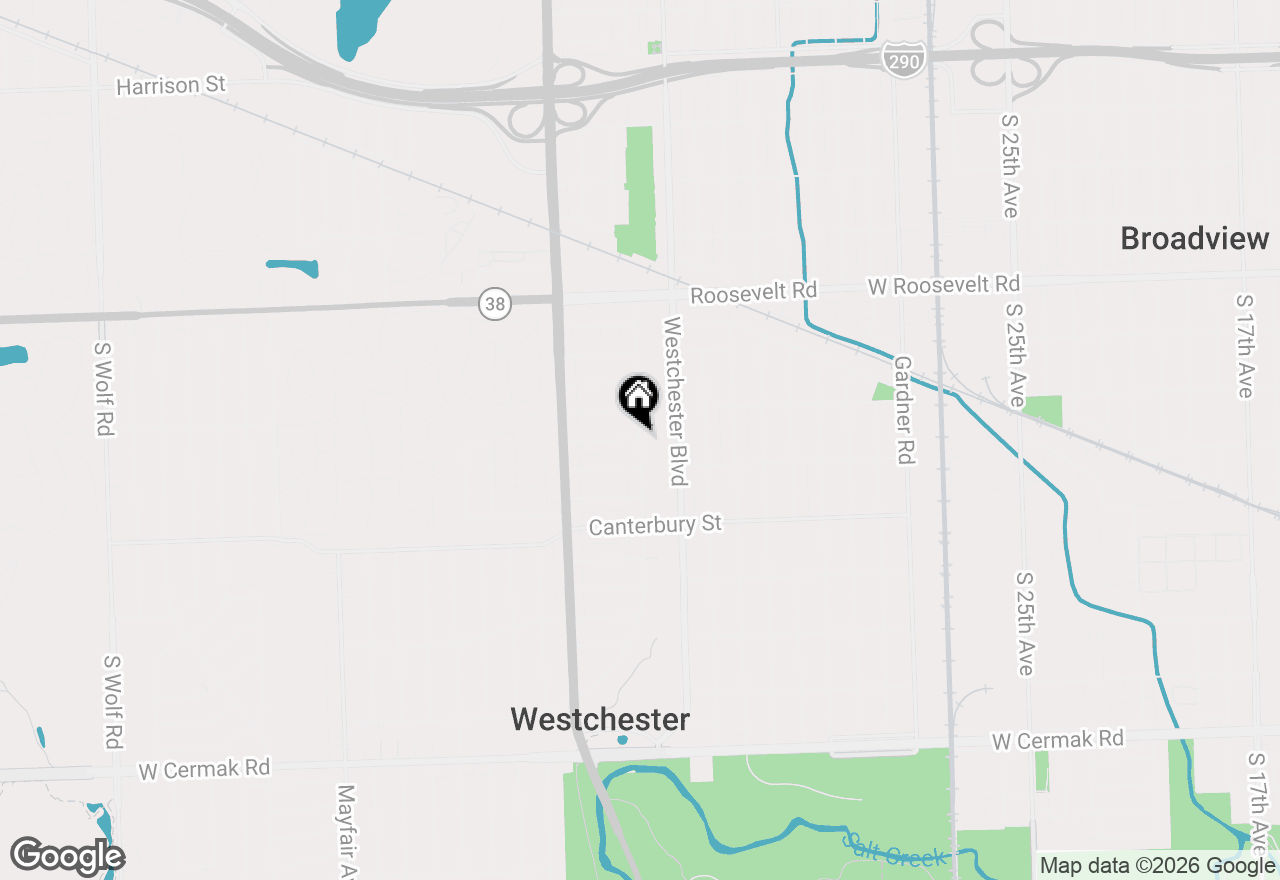 Map of 1431 Balmoral Avenue #2S, Westchester, IL 60154