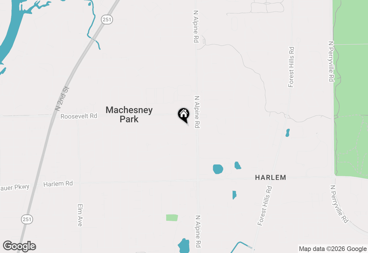 Map of 8420 Bobolink Drive, Machesney Park, IL 61115
