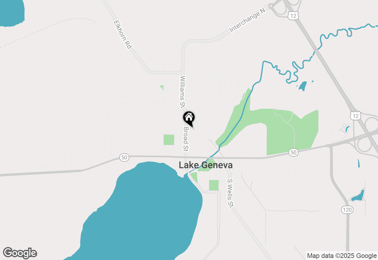 Map of 415 Broad St, Lake Geneva, WI 53147
