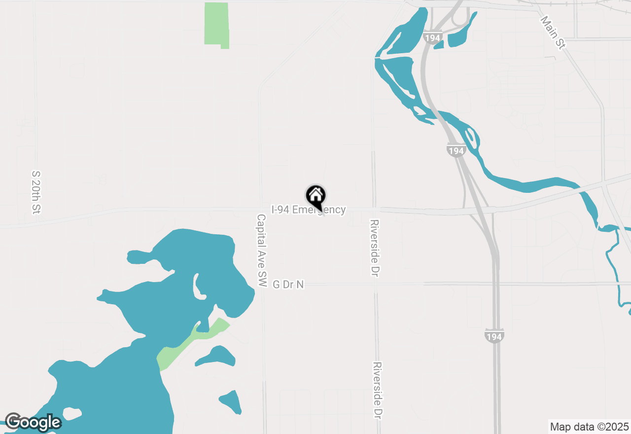 Map of 116 E Columbia Avenue, Battle Creek, MI 49015