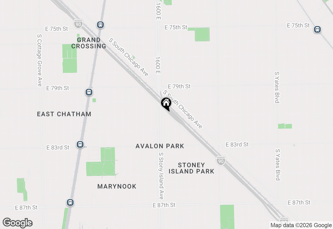 Map of 8100 S Cornell Avenue, Chicago, IL 60619