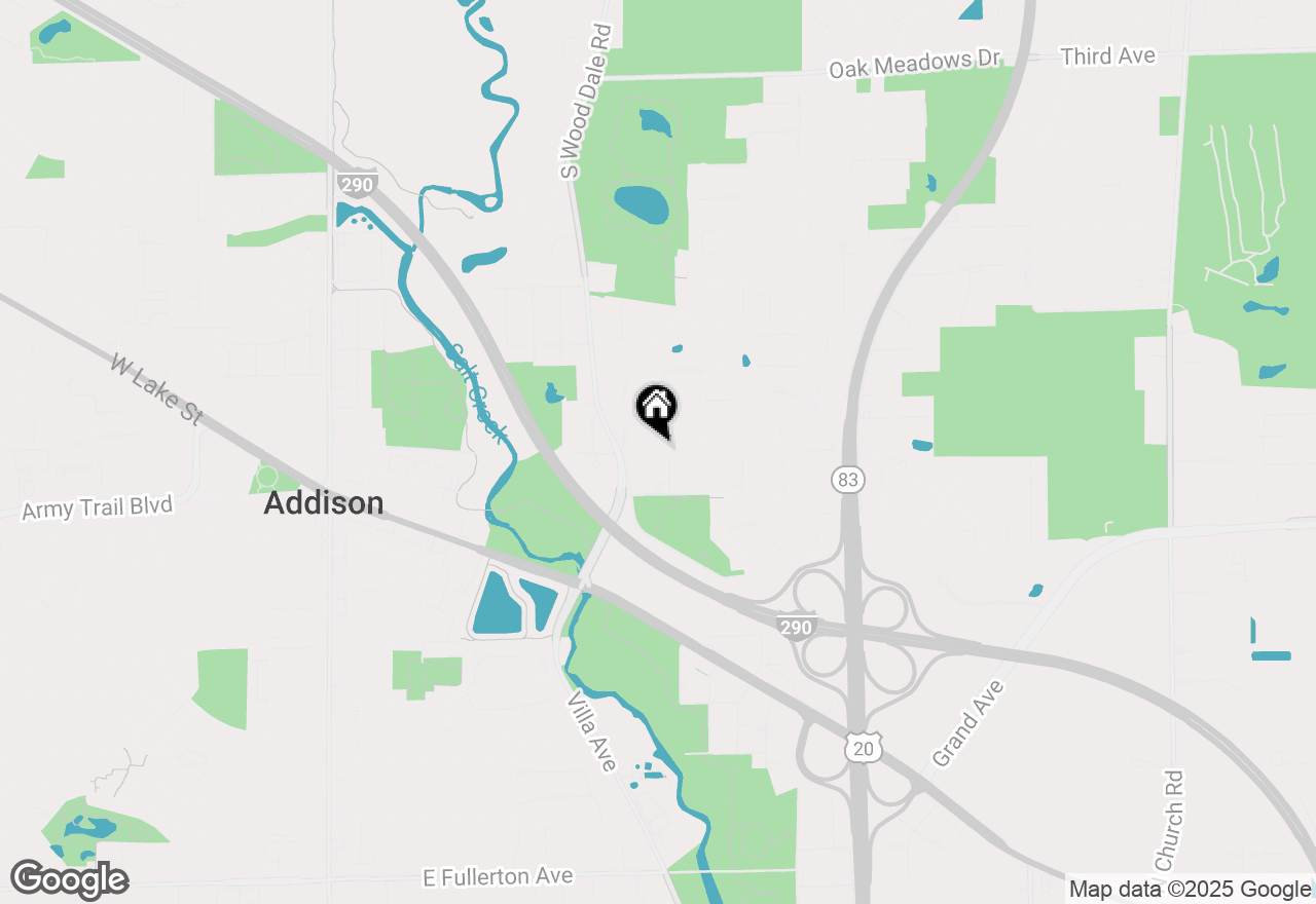 Map of 260 N Forest Drive, Addison, IL 60101