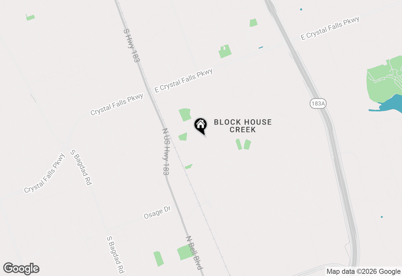 Map of 317 Mccarthur Dr, Leander, TX 78641