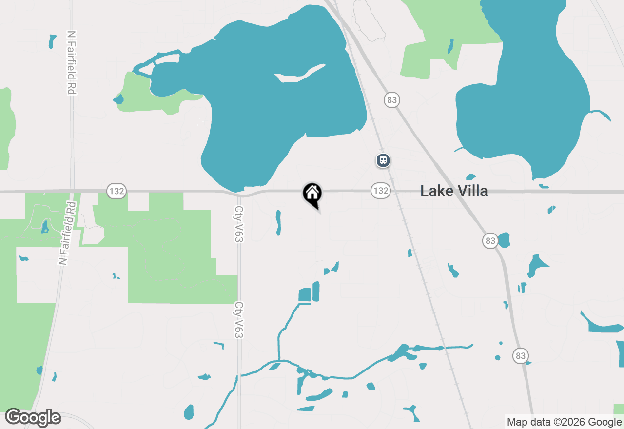 Map of 44 Oak Knoll Drive, Lake Villa, IL 60046