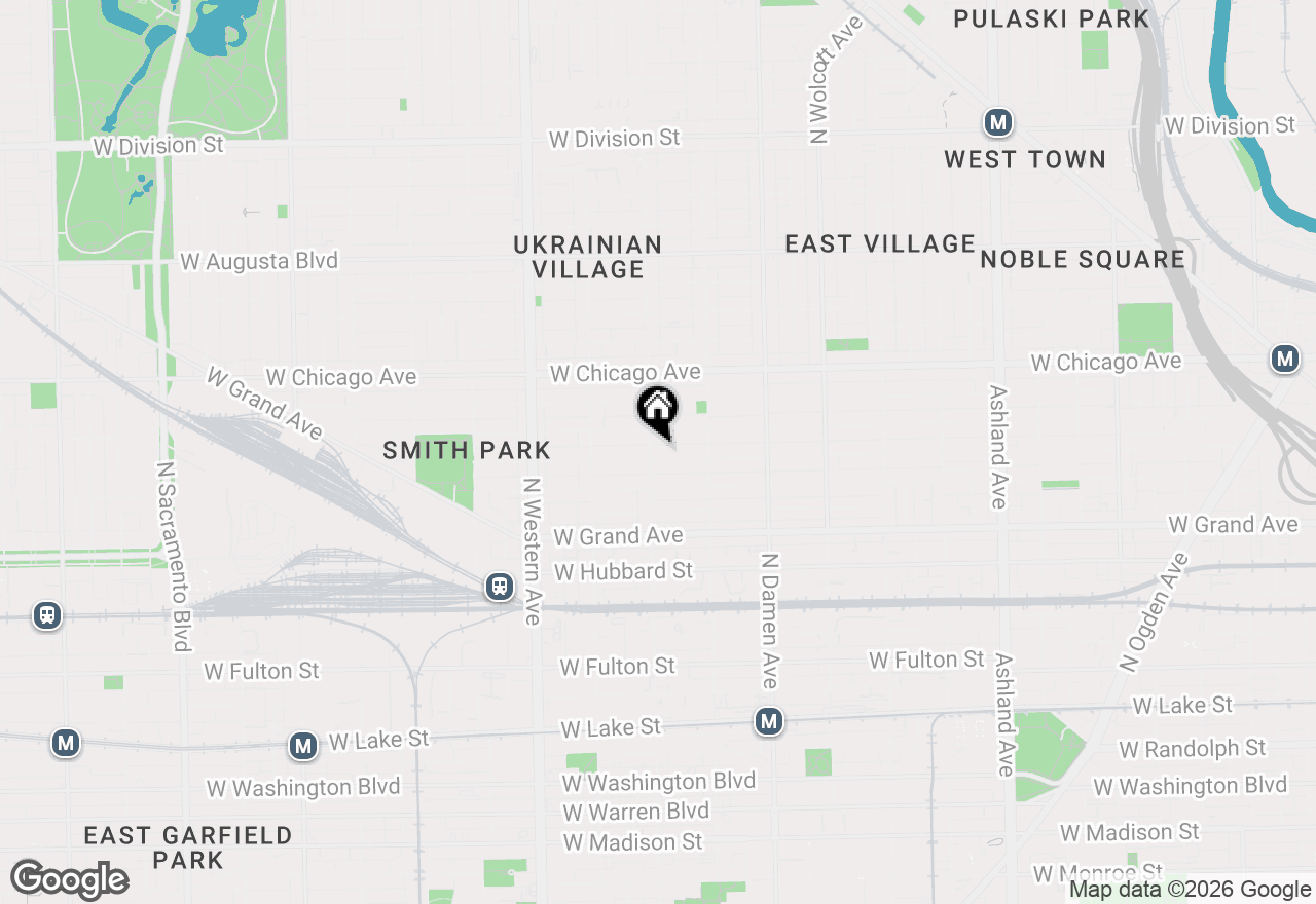 Map of 2154 W Erie Street, Chicago, IL 60612