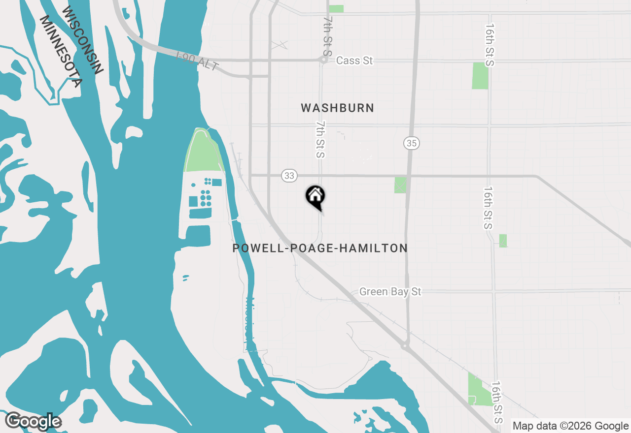 Map of 1216 7th St S, La Crosse, WI 54601