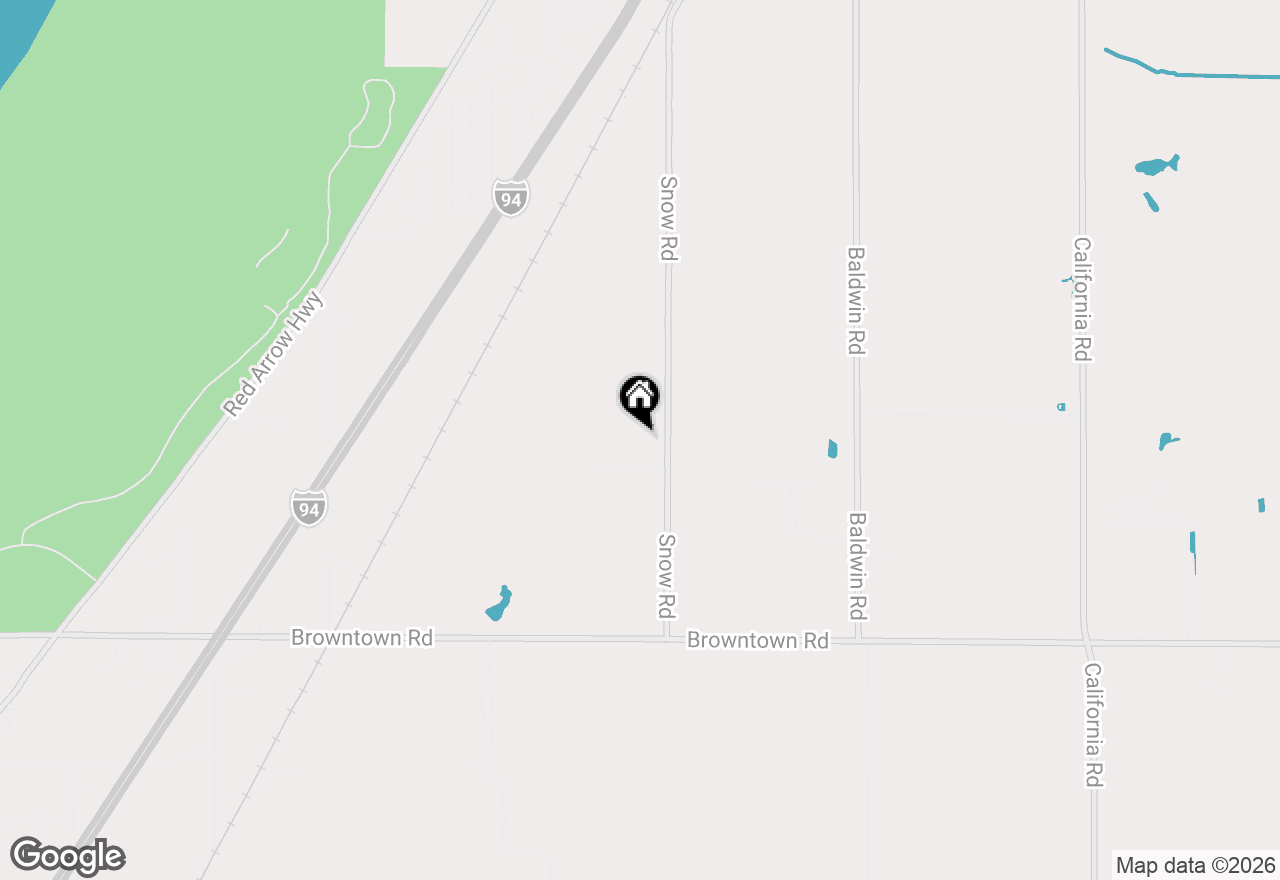 Map of 11652 Snow Road, Bridgman, MI 49106