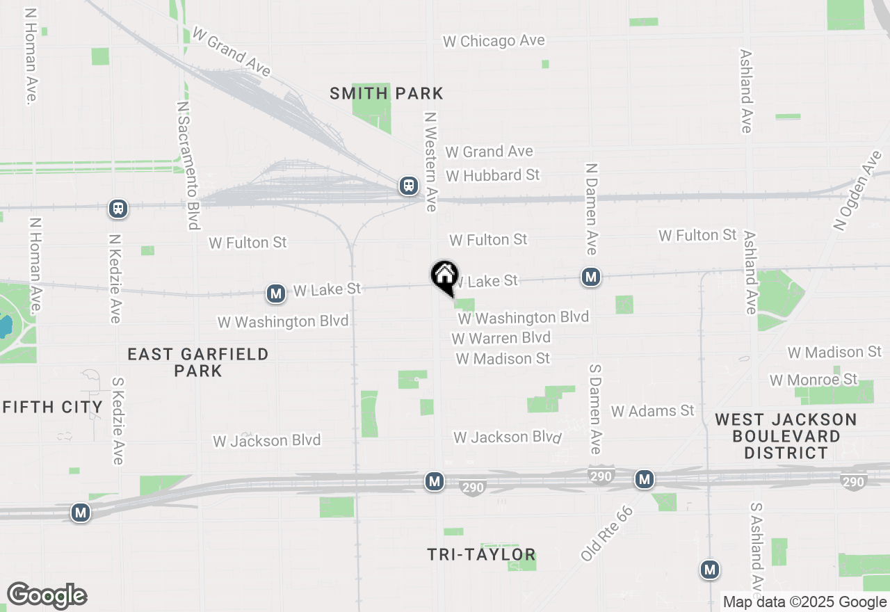 Map of 2347 W Maypole Avenue, Chicago, IL 60612