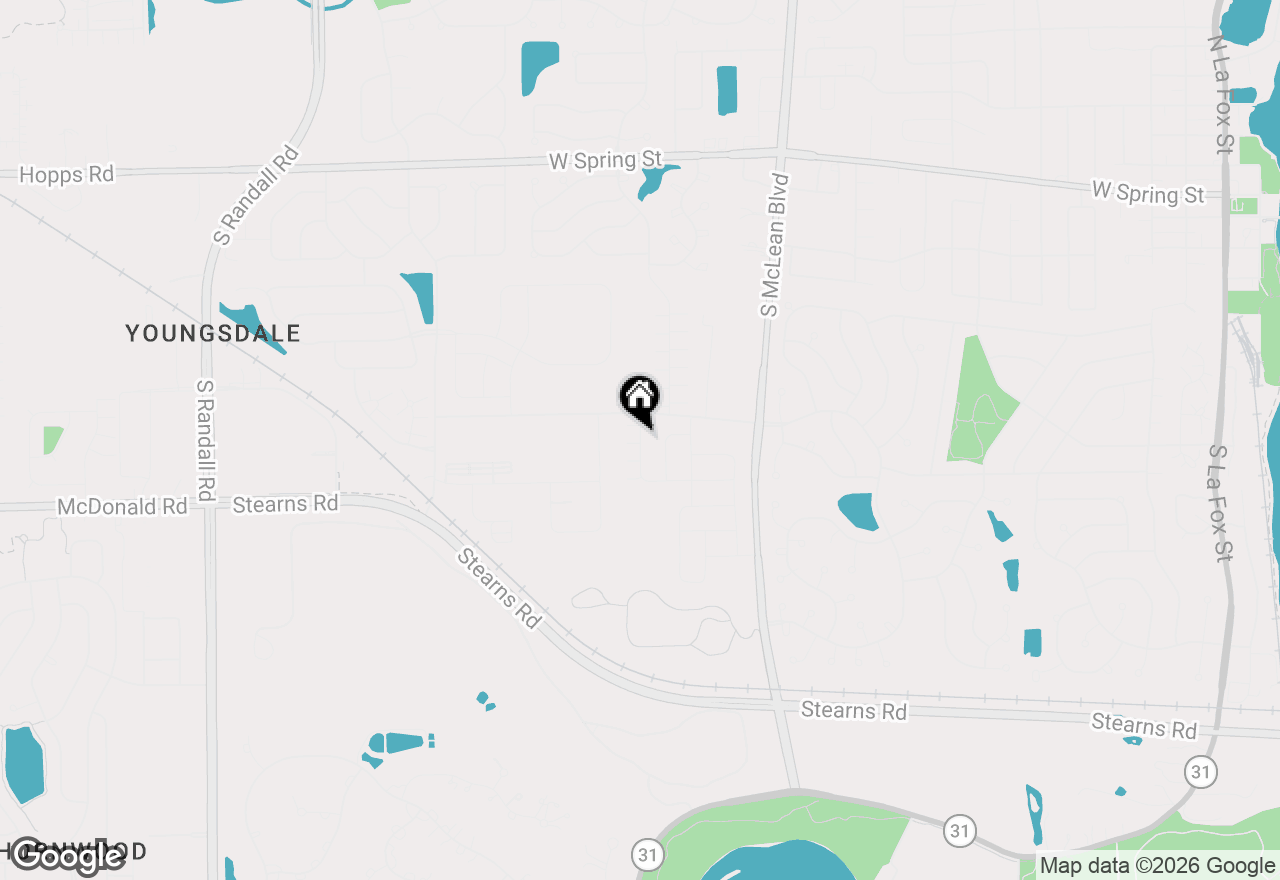 Map of 544 Comstock Road, South Elgin, IL 60177