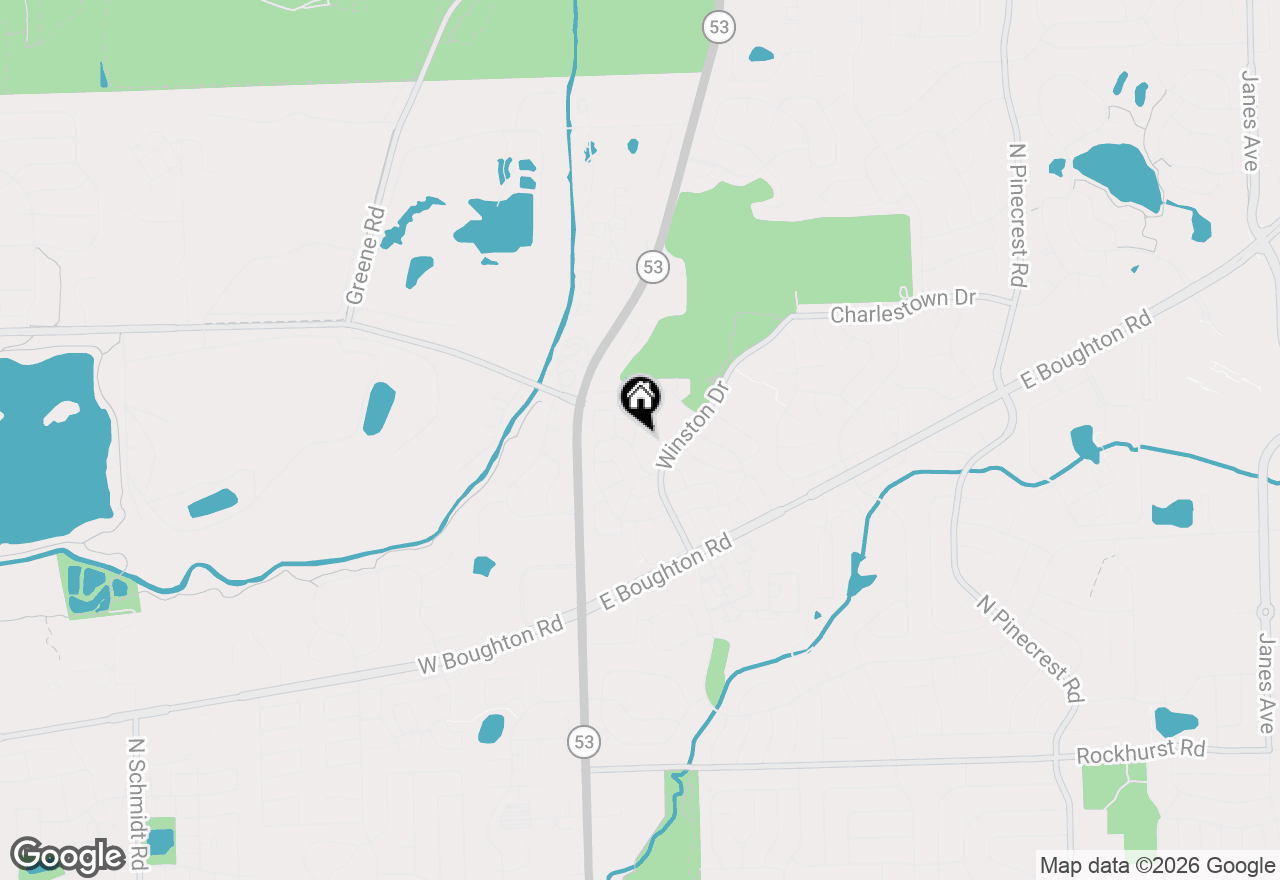 Map of 574 Norman Road, Bolingbrook, IL 60440