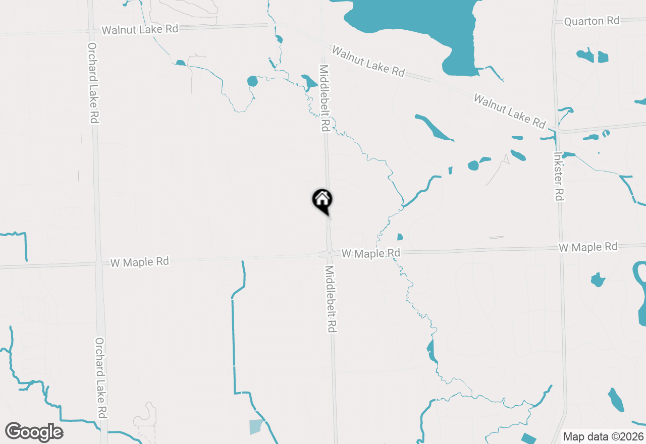 Map of 6273 Ledgeway Drive, West Bloomfield, MI 48322