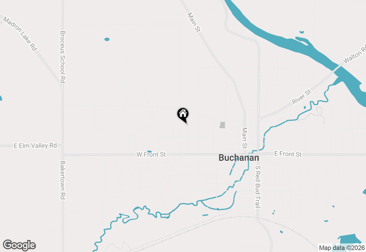 Map of 314 Chippewa Street, Buchanan, MI 49107