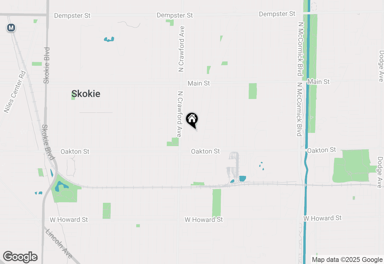 Map of 3916 Keeney Street, Skokie, IL 60076