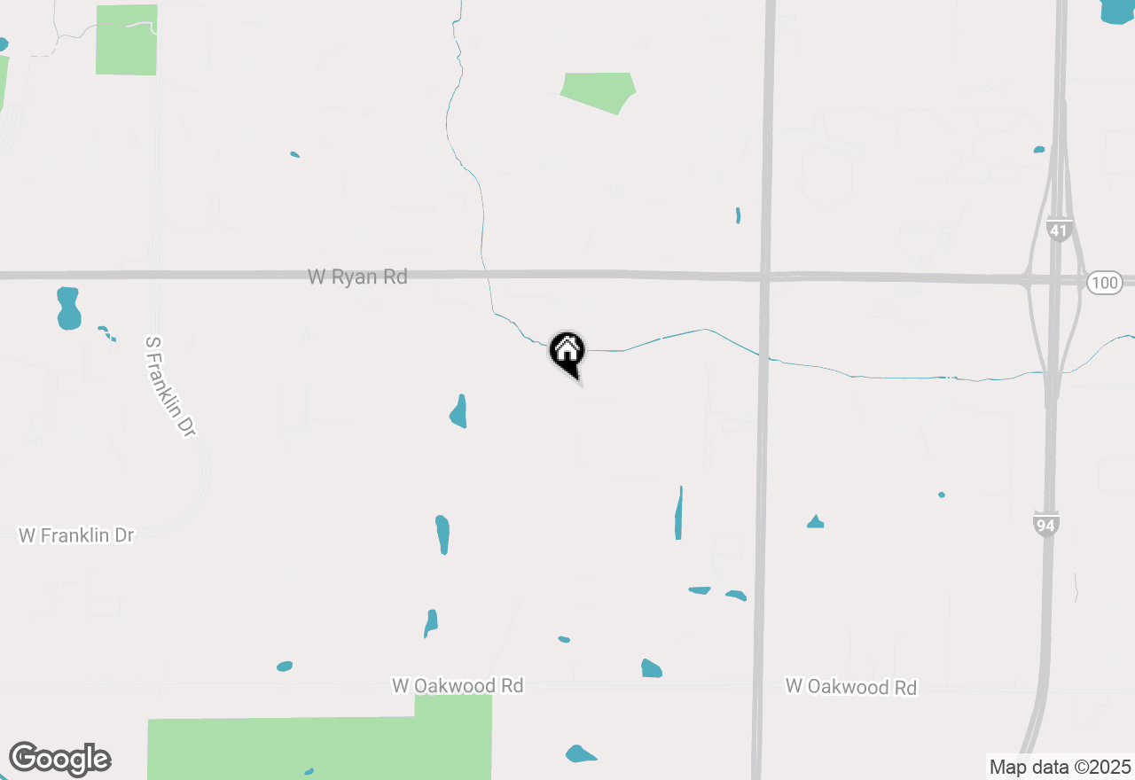 Map of 9701 S 35th St, Franklin, WI 53132