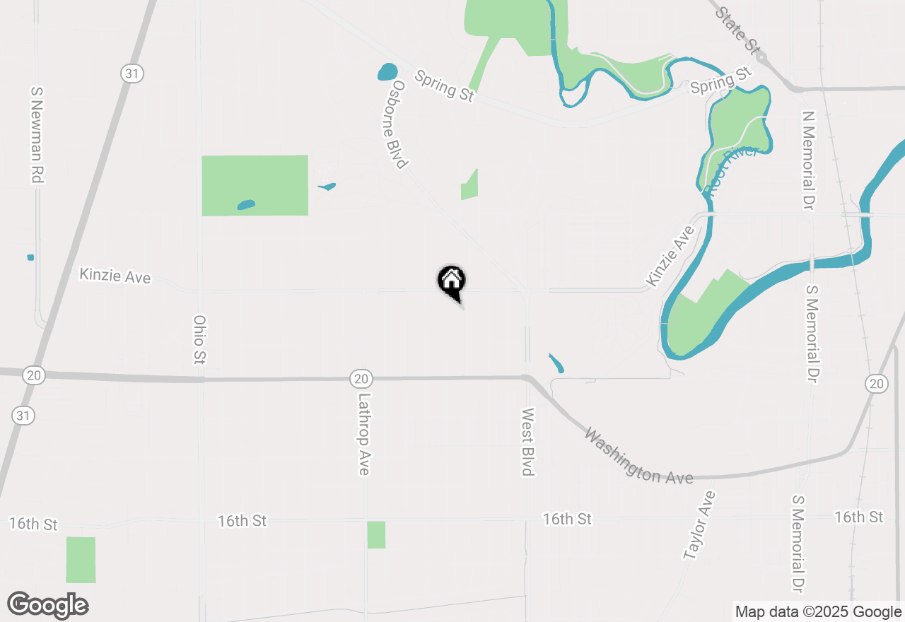 Map of 931 Arthur Ave, Racine, WI 53405