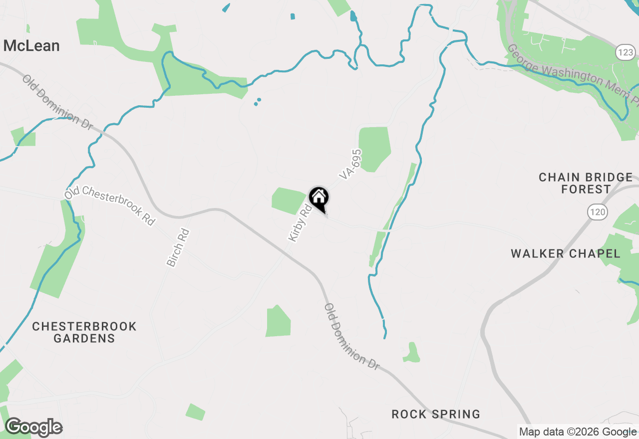 Map of 6212 Nethercombe Court, Mclean, VA 22101