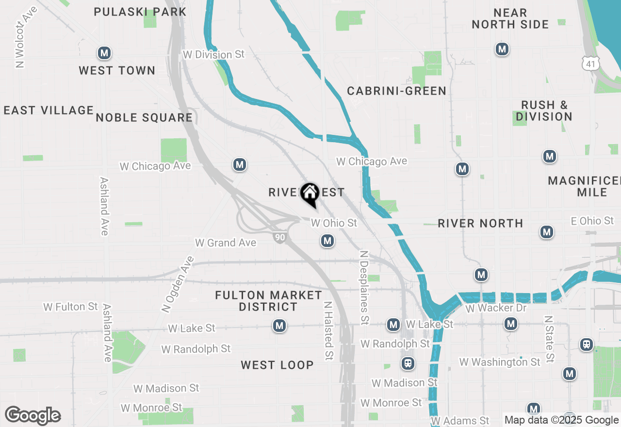 Map of 855 W Erie Street #113, Chicago, IL 60642