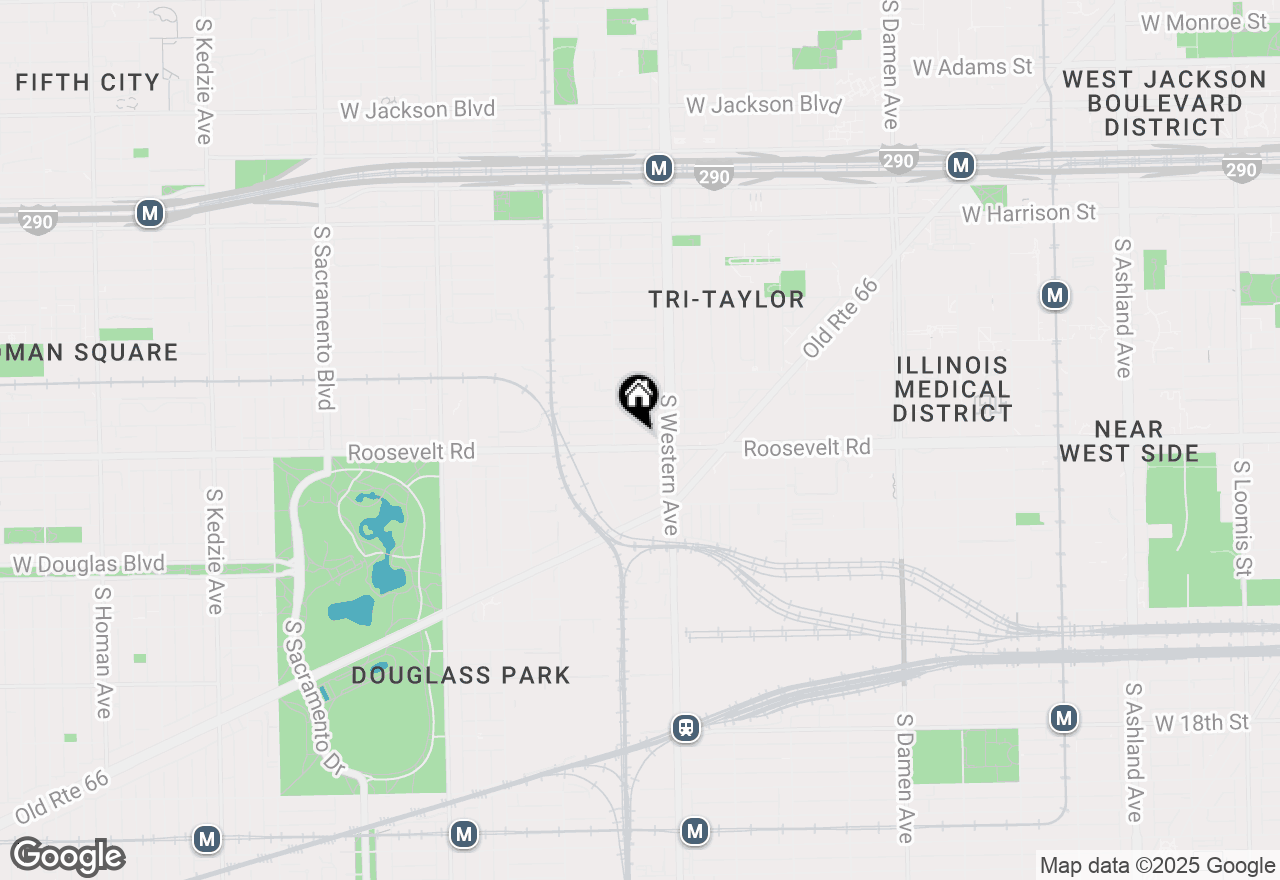 Map of 2432-2458 W Roosevelt Road, Chicago, IL 60608