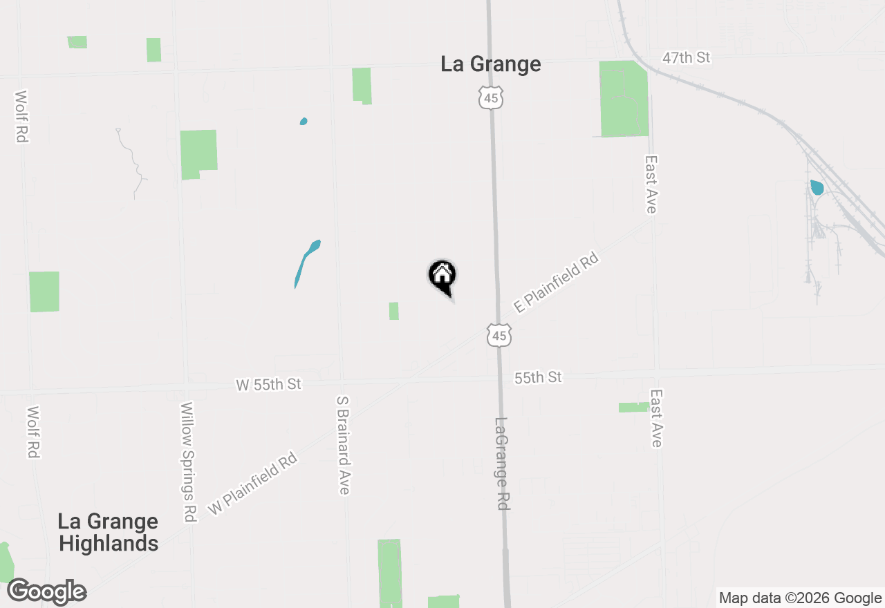 Map of 5301 S Catherine Avenue, Countryside, IL 60525