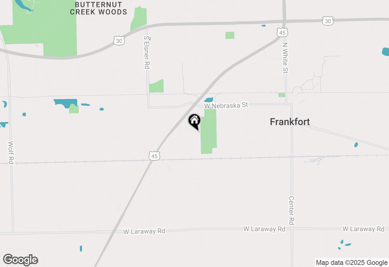 Map of 21696 Cappel Lane, Frankfort, IL 60423