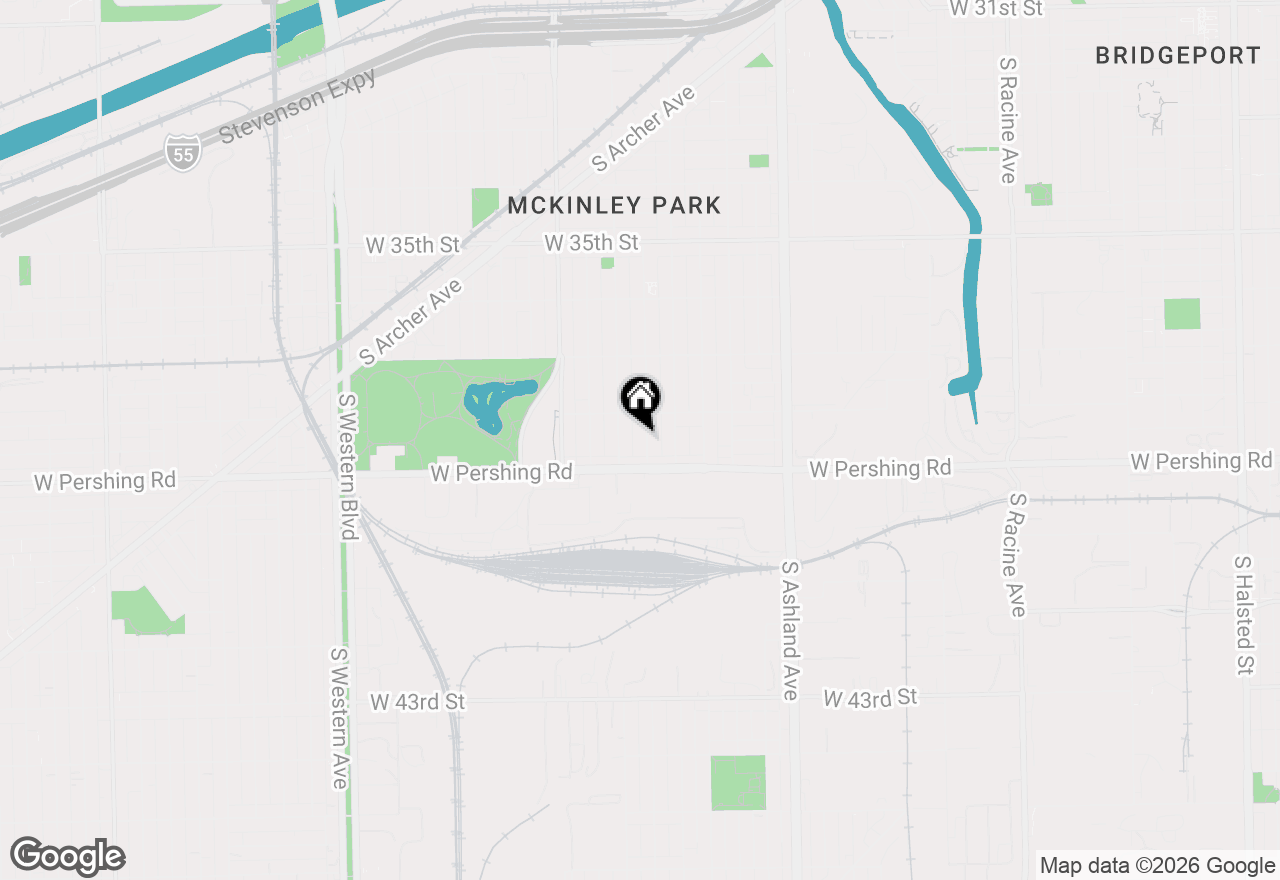 Map of 3828 S Honore Street, Chicago, IL 60609