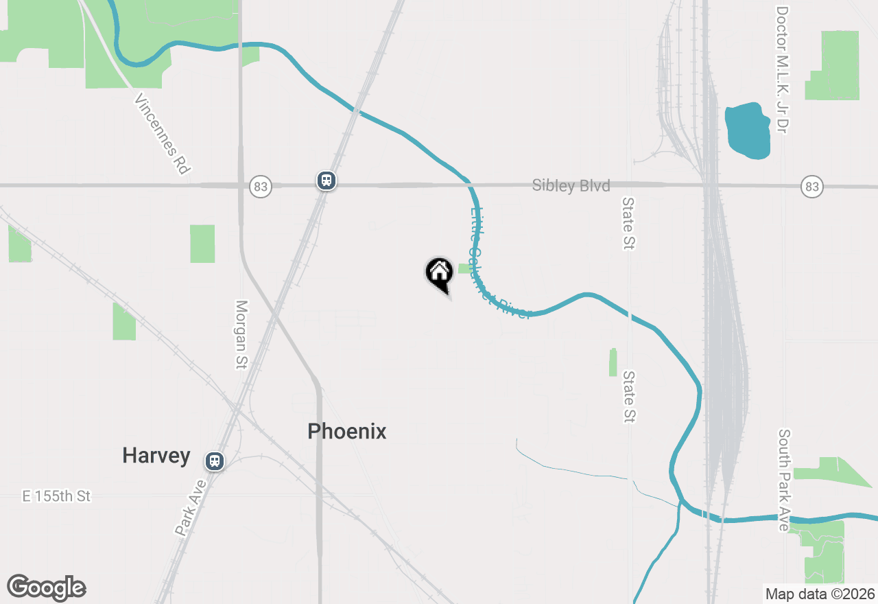 Map of 14961 Perry Avenue, South Holland, IL 60473