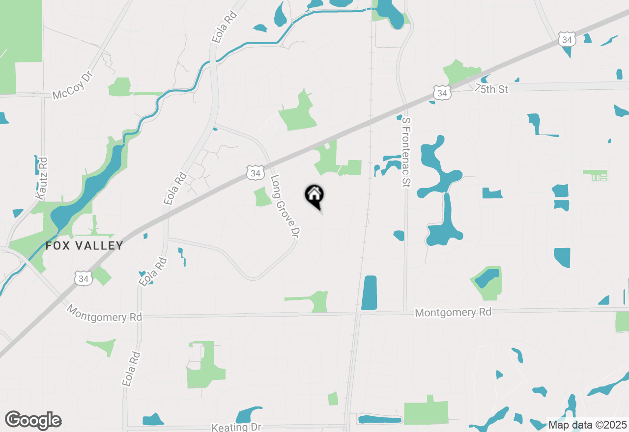 Map of 3114 Timber Hill Lane, Aurora, IL 60504