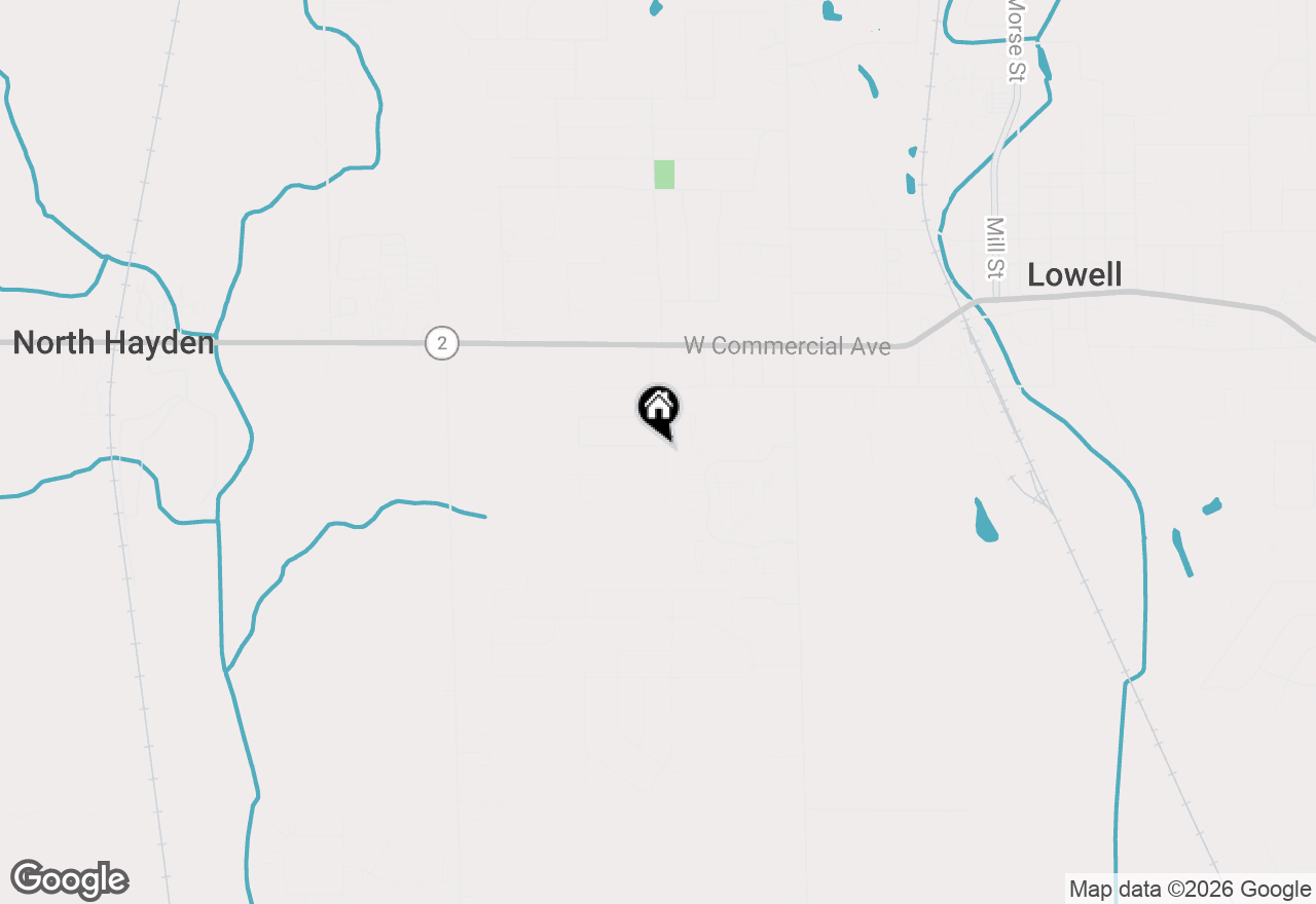 Map of 257 Willow Street, Lowell, IN 46356