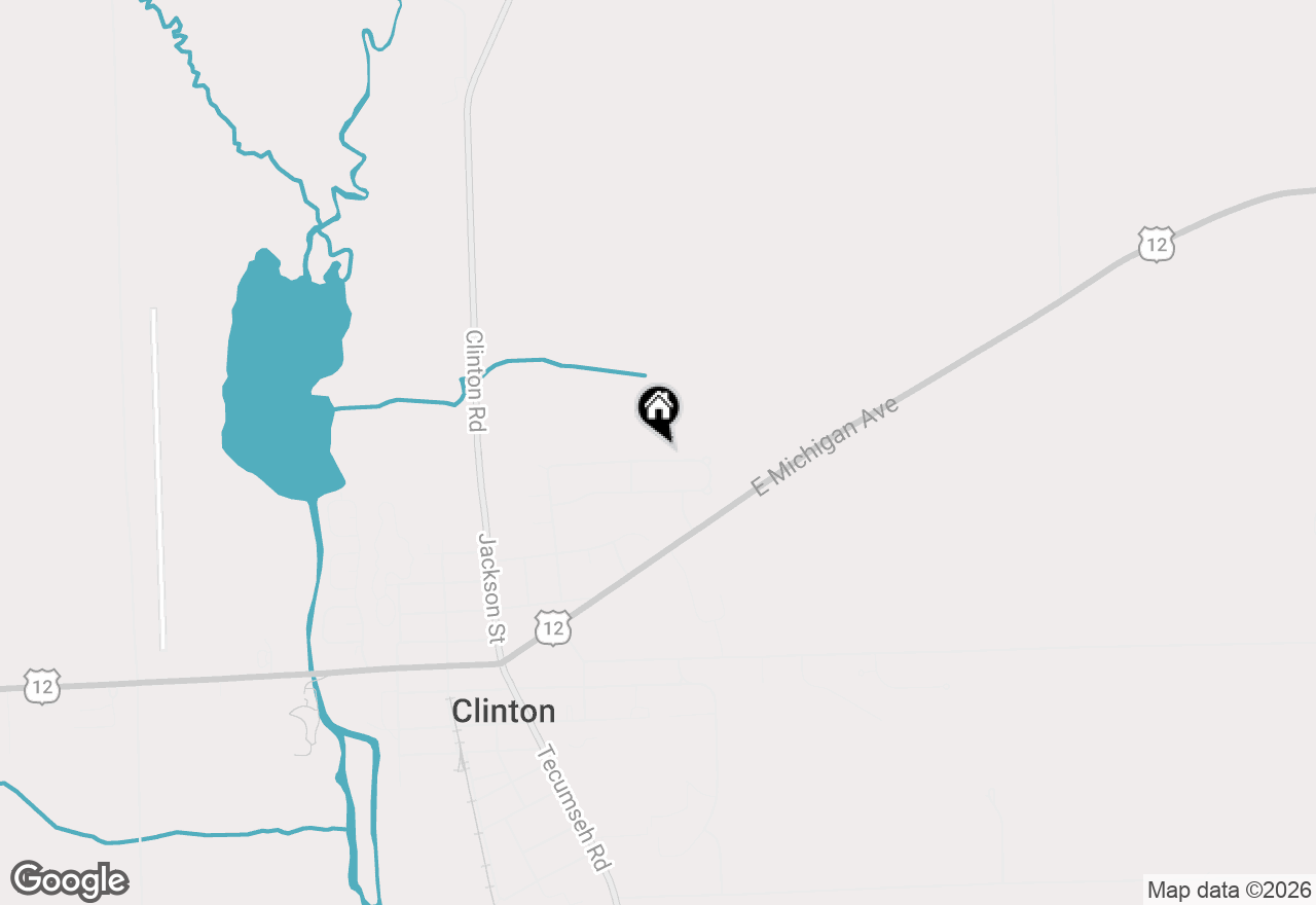 Map of 407 Edward J Street, Clinton, MI 49236
