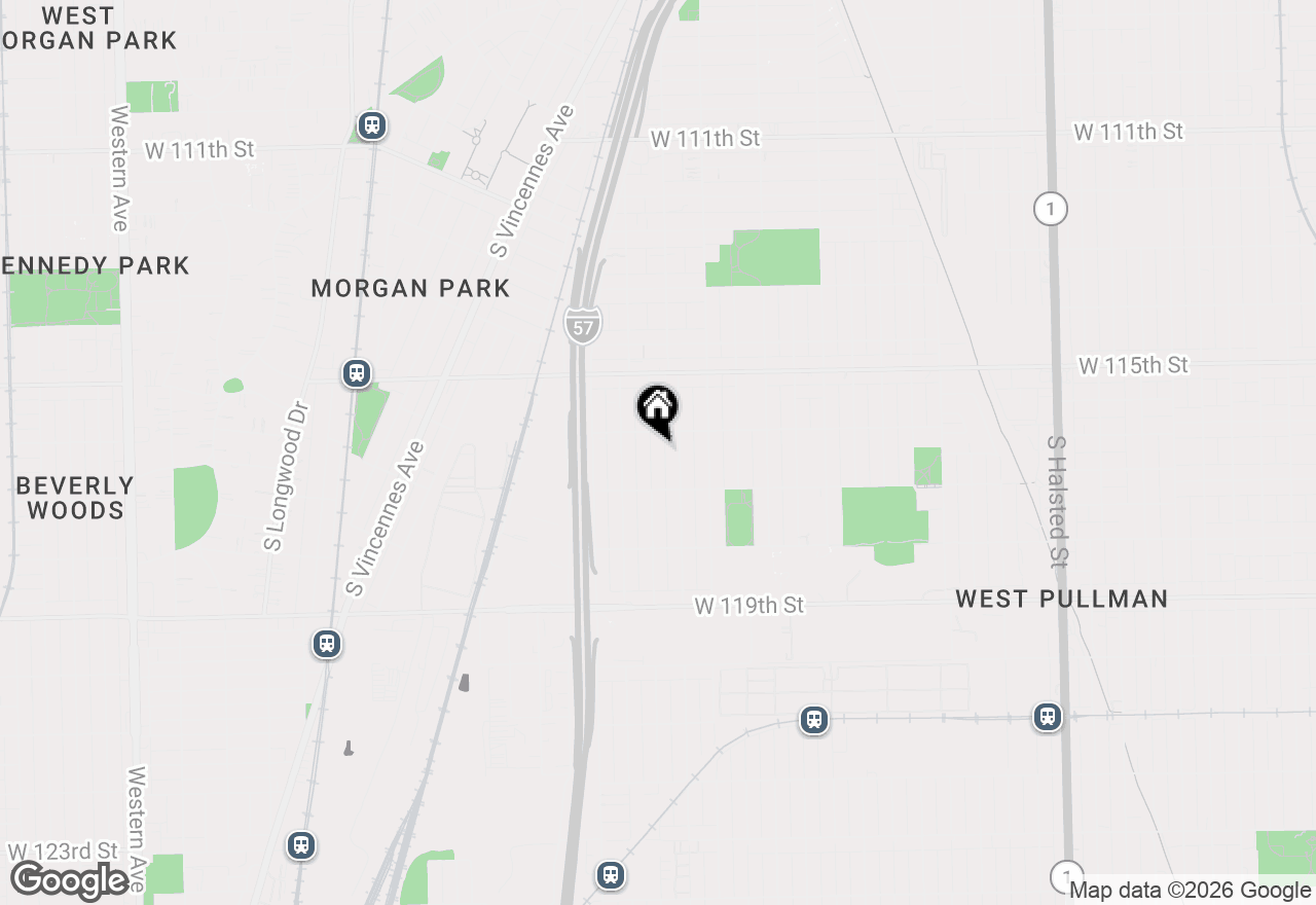 Map of 11619 S Laflin Street, Chicago, IL 60643