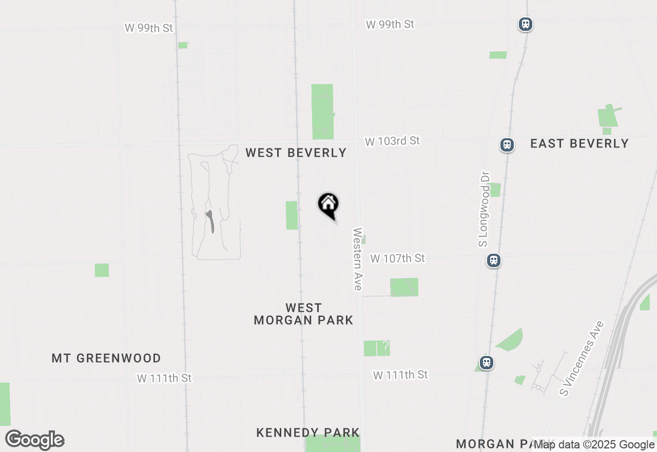 Map of 10555 S Campbell Avenue, Chicago, IL 60655