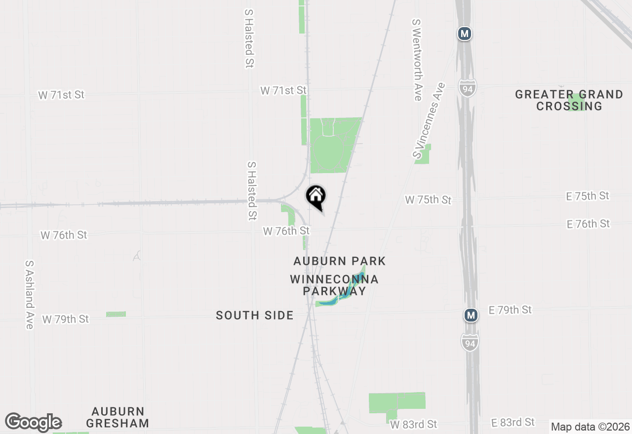 Map of (Address confidential), Chicago, Illinois 60620