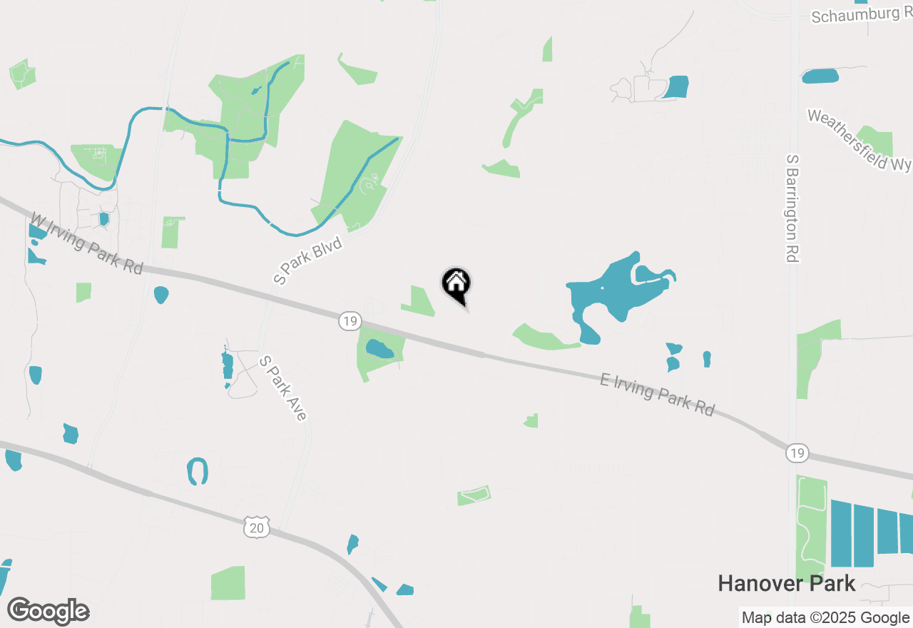 Map of 737 Surrey Drive, Streamwood, IL 60107
