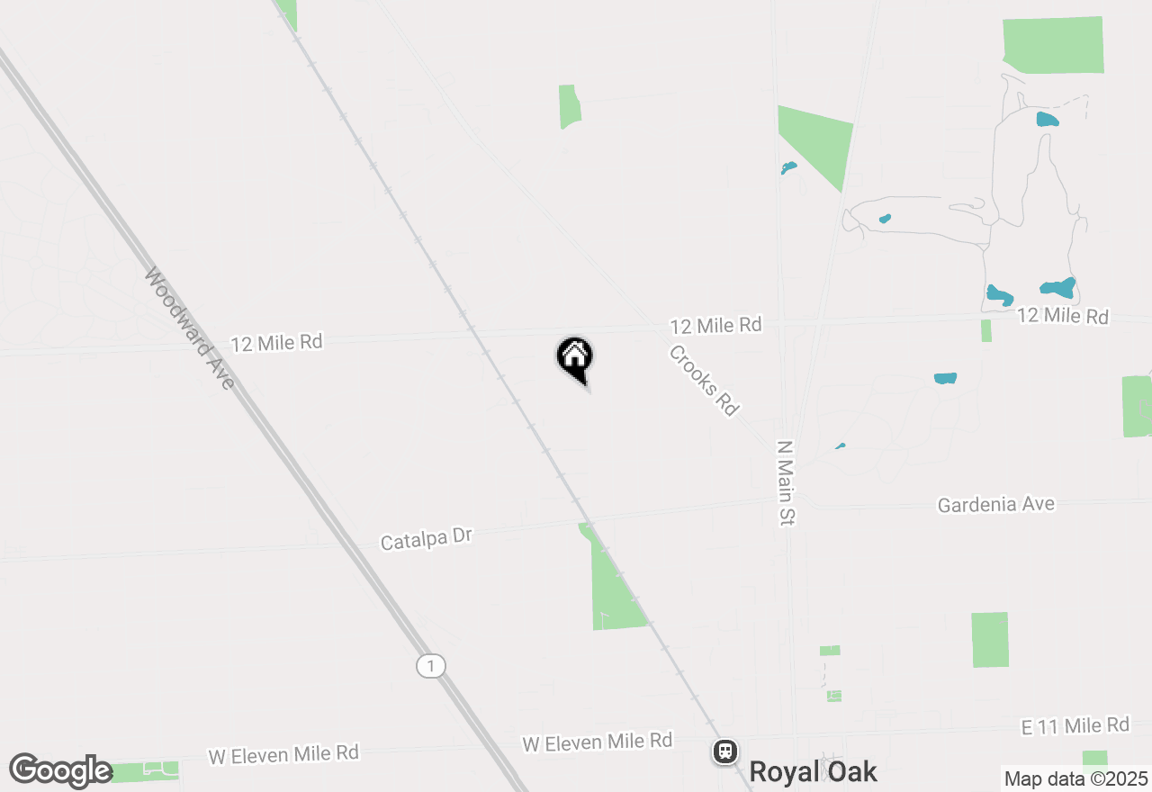 Map of 912 Woodsboro Drive, Royal Oak, MI 48067