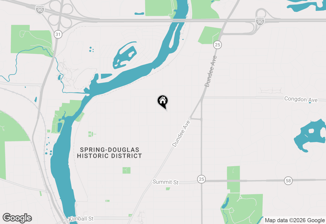 Map of 1007 Cedar Avenue, Elgin, IL 60120